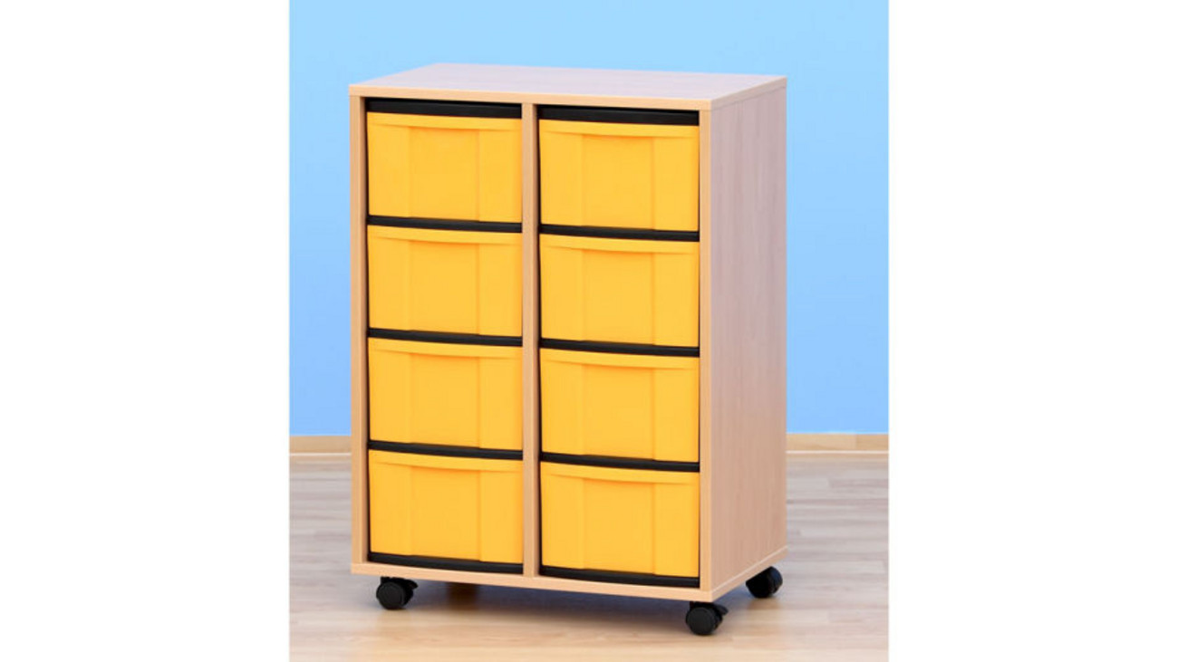 Flexeo® Fachregal mit 8 großen Boxen - betzold.at