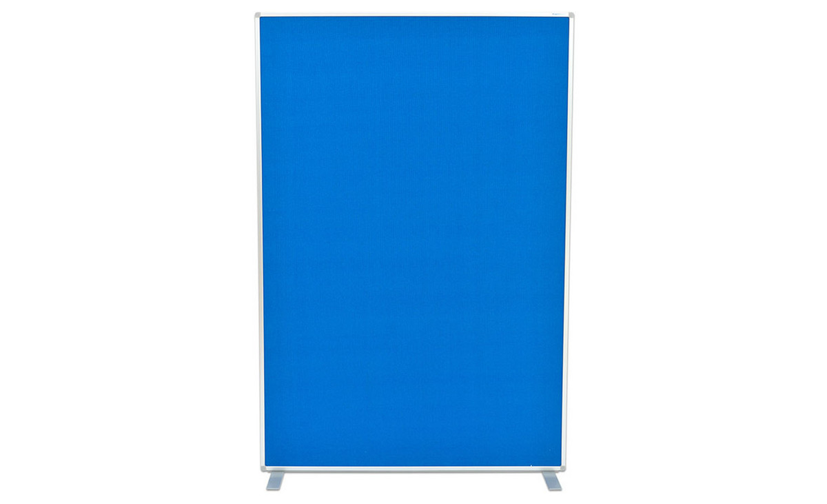 Raumteiler aus Textil blau