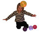 Set mit 4 Sensorik Bällen mit Leuchteffekt 2