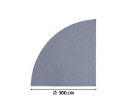 Betzold Kurzflor Teppich Viertelkreis 6