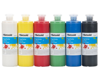 Betzold Fingerfarben 6er Set