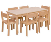 Betzold Möbel Set Orthino Sitzhöhe 34 cm Tischhöhe 58 cm 2