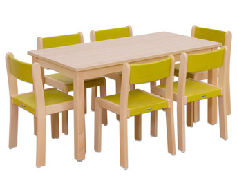 Betzold Möbel Set Orthino Sitzhöhe 34 cm Tischhöhe 58 cm