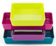 Betzold Materialschalen 4er Set moderne Farben 3