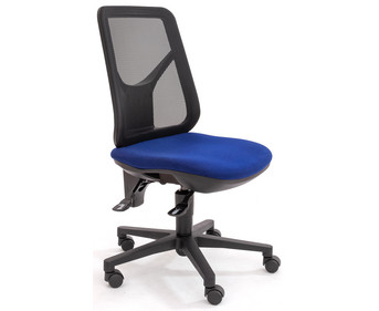 FLEXness Bürostuhl Ergonomic mit Designrückenlehne mit Netzbezug