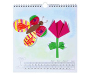 folia Bastelkalender quadratisch blanko 3 Stück 5