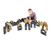 Kreidetafel Bausatz Happy Architect 28 teilig 1