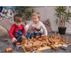 Stapel und Baublock aus Holz 2
