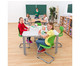 X Tra Hartschalenstuhl mit Fußraste 7