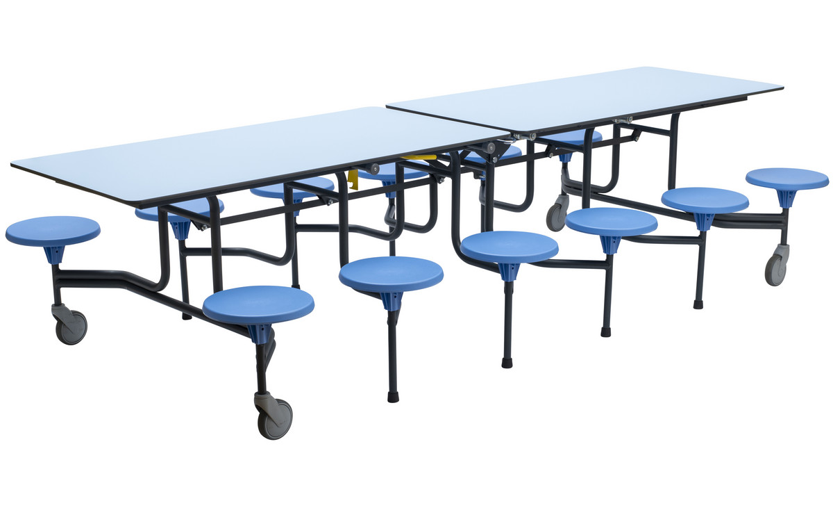 Outdoor-Tisch-Sitz-Kombination, rechteckig