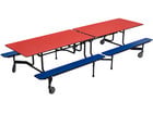 Outdoor Tisch Bank Kombination rechteckig