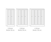 Schließfachschrank MIDI/MAXI mit großen Türen 2