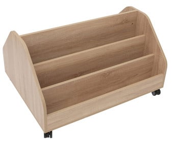Betzold Bücherwagen Trapez niedrig