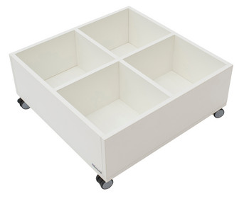 Betzold Spielzeug und Bücherwagen niedrig