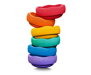 stapelstein® Mini rainbow 6 Stück ∅ 13 5 cm 3