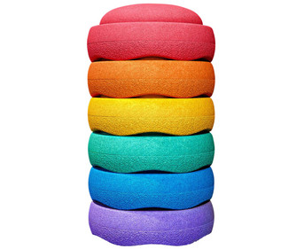 stapelstein® Grow rainbow 6 Stück ∅ 57 6 cm