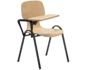 Schalenstuhl College mit Tablar