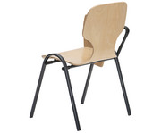 Schalenstuhl College mit Tablar 5