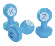 Buchstaben Knet Stempel 26 Stück 7