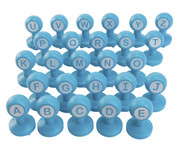Buchstaben Knet Stempel 26 Stück 6