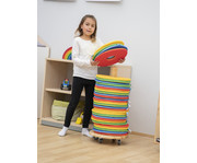 Mobiler Kissenwagen mit Donut Sitzkissen 5