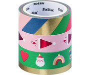 folia Washi Tape Hotfoil 4er Set 2
