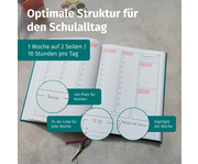Betzold Design Schulplaner Hardcover DIN A4 plus 3