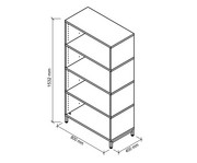 Betzold Flexwall Regal 4 OH 2