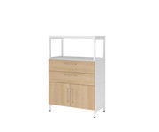 Betzold Flexwall Kombischrank 3 OH 2 Schübe 1 offenes Fach 4
