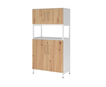 Betzold Flexwall Kombischrank 4 OH 1 offenes Fach