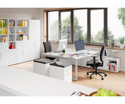 Betzold Schreibtisch Comfort mit Sideboard elektrisch höhenverstellbar 4
