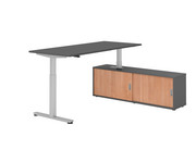Betzold Schreibtisch Comfort mit Sideboard elektrisch höhenverstellbar 7