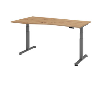 Betzold Eckschreibtisch Comfort elektrisch höhenverstellbar 180 x 100 cm