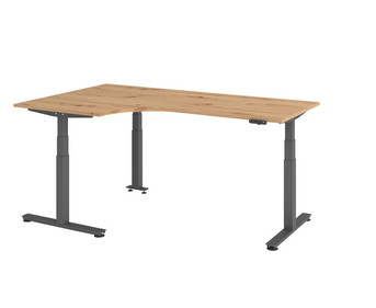 Betzold Eckschreibtisch Comfort elektrisch höhenverstellbar 200 x 120 cm