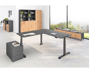 Betzold Eckschreibtisch Comfort L Form elektrisch höhenverstellbar 6