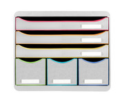 Exacompta Schubladenbox STOREBOX 6 Fächer 3