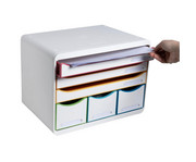 Exacompta Schubladenbox STOREBOX 6 Fächer 4