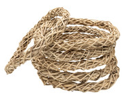Rattan Bastelkranz gewickelt 6 Stück 5