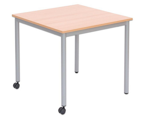 Varimax Quadrat-Tisch fahrbar Hoehe 72 cm