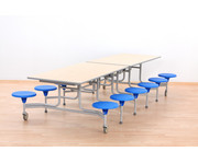12er Tisch Sitz Kombination rechteckig Sitzhöhe 38 5 cm 4