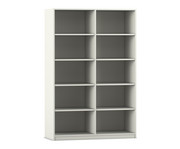Flexeo® Regal 2 Reihen 10 Fächer hoch Breite 126 4 cm 3