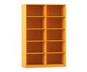 Flexeo® Regal 2 Reihen 10 Fächer hoch Breite 126 4 cm 7