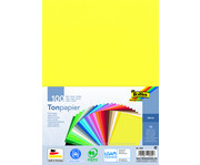 folia Tonpapier 130 g/m² DIN A4 100 Blatt 10 Farben 4