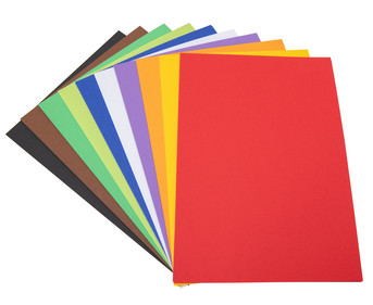 folia Tonpapier 130 g/m² DIN A4 100 Blatt 10 Farben