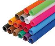 folia Bastelwellpappe 50 x 70 cm 10 Bogen einer Farbe 1