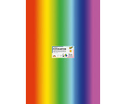 folia Regenbogen Fotokarton 300 g/m² 50 x 70 cm 10 Bogen 1
