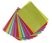 Transparentpapier 42 g/m² 70 x 100 cm 25 Bogen 10 Farben 1