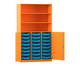 Flexeo® Schrank PRO 3 Reihen 24 Boxen Gr S 3 Fächer 2 Halbtüren 3