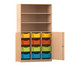 Flexeo® Halbtürenschrank PRO 3 Reihen 12 Boxen Gr M 3 Fächer 2 Halbtüren 1