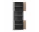 Flexeo® Kombi Schrank unten und oben Drehtüren = 6 Ordnerhöhen 6